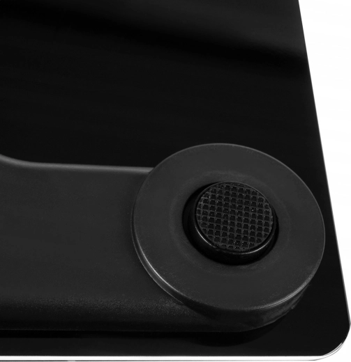 Stable tempered-glass construction and anti-slip feet