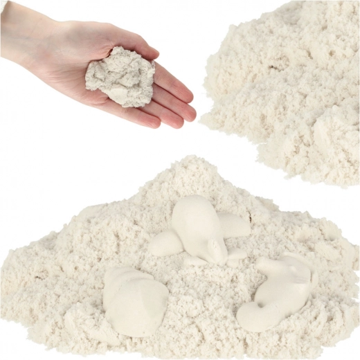 Sable cinétique magique pour enfants 1 kg – Blanc