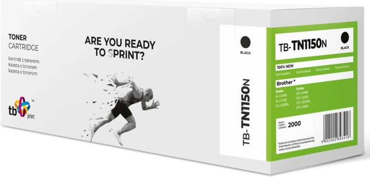 Toner voor printer Brother HL-L1240W TB-TN1150N zwart - 1 stuk