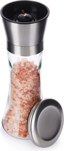 Elegantes Glas und Edelstahl