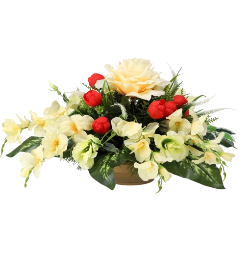 Dominante Rose als elegantes Zentrum
