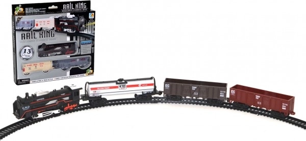 Ensemble de train avec rails à piles 67 cm