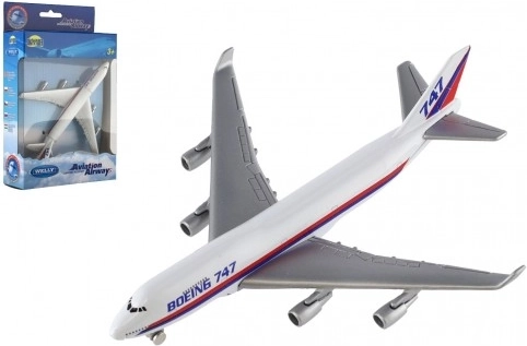 Metallmodell Flugzeug Boeing 747 Jumbo Jet Welly