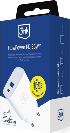 Snelladen tot 25 W