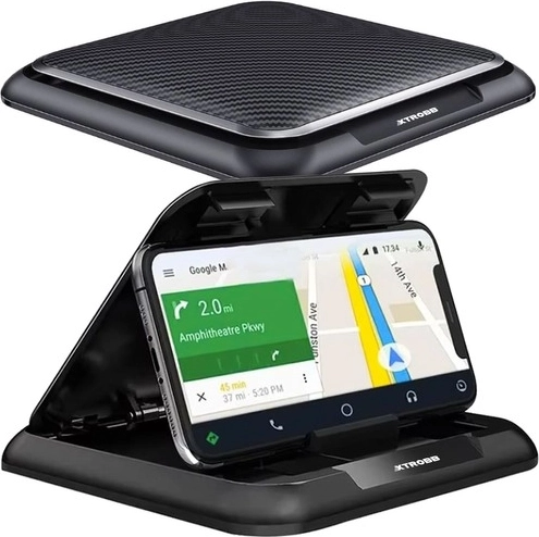 Zelfklevende telefoonhouder voor in de auto met verstelbare hoek XTROBB