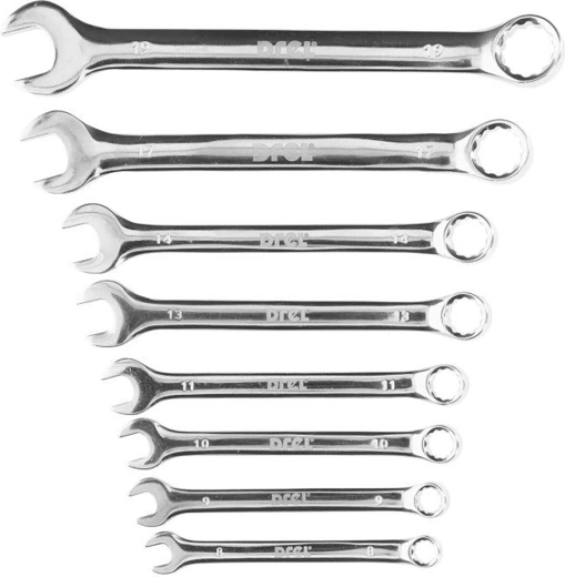 Set gecombineerde steeksleutels OP 8–19 mm (8 stuks)