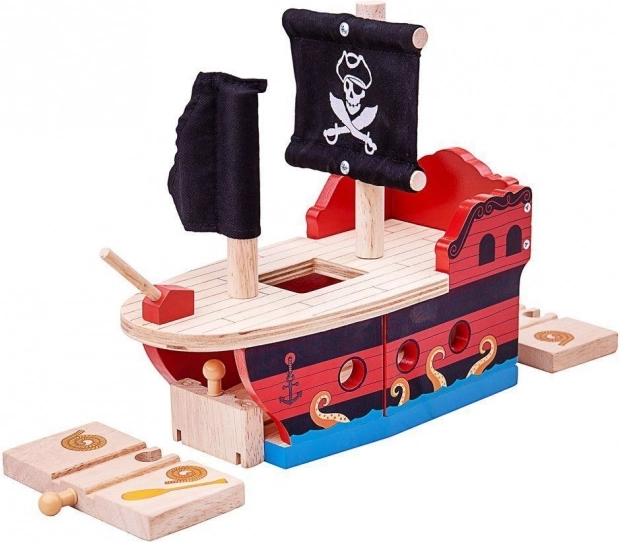 Bigjigs Rail Pirate Galley