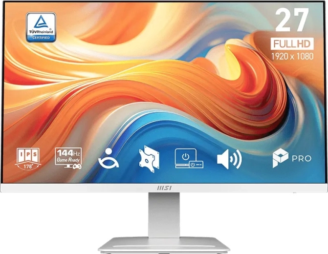 MSI PRO MP273W E14A 27" gaming and office monitor - white