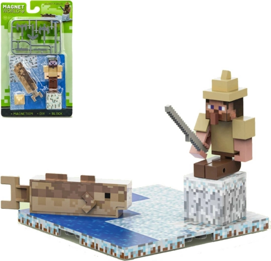 Magnet World 3D magnetische bouwset Visser en visje