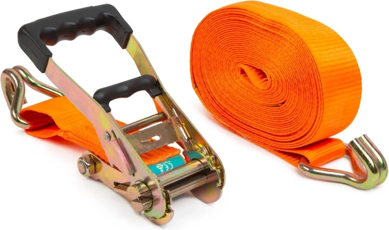 Tie-down strap with ratchet 6 m × 38 mm, load capacity 1000 kg