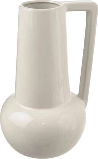 White ceramic vase 33 cm