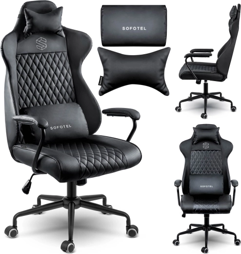 Büro- und Gaming-Sessel Sofotel Werona, schwarz