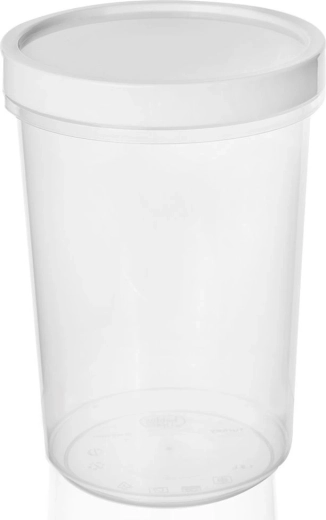 Screw-on lid with leak-proof seal