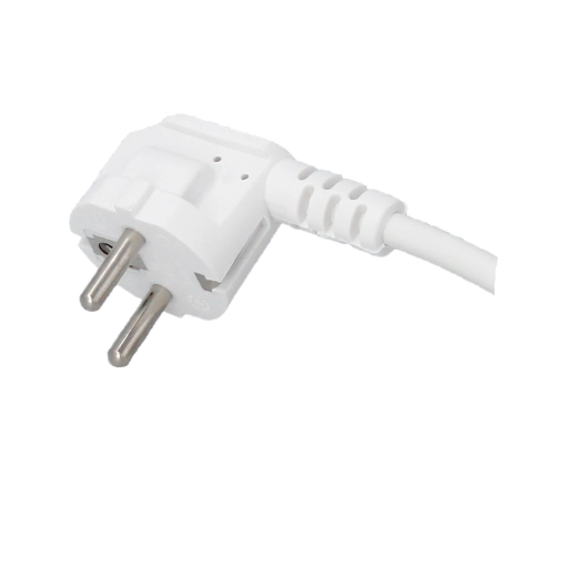 Angled plug for tight spaces