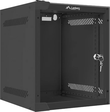 Wand-Netzwerkschrank 10'' 6U 280×310 mm schwarz LANBERG