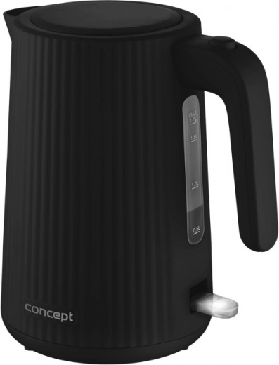 Plastic electric kettle 1.7 l black