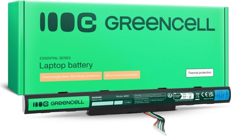 Batterie Green Cell pour Acer Aspire E5-553 14,6 V 2,2 Ah