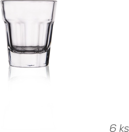 Aras glazen borrelglaasje 45 ml (6 stuks)
