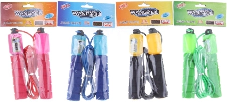 Corde à sauter en plastique avec compteur 2,5 m