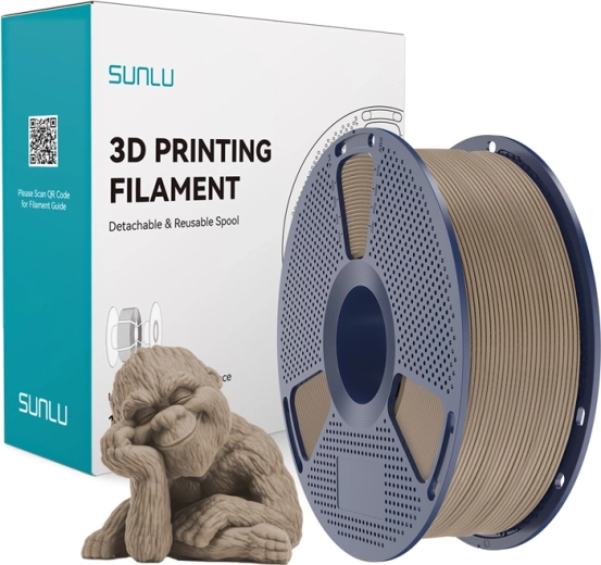 Sunlu Wood filament voor 3D-printen (houteffect)