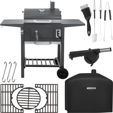 Precieze temperatuurcontrole met deksel en schoorsteen