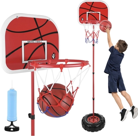 Panier de basket enfant réglable avec support jusqu’à 170 cm ISO TRADE