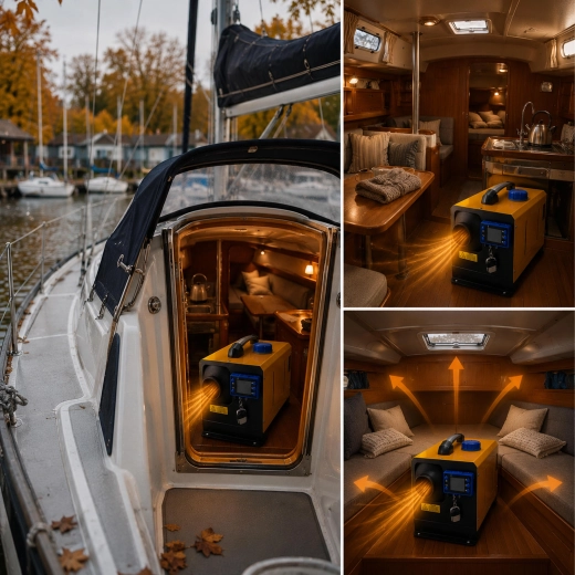 Ideal auch für Boot und kleinere Kabinen