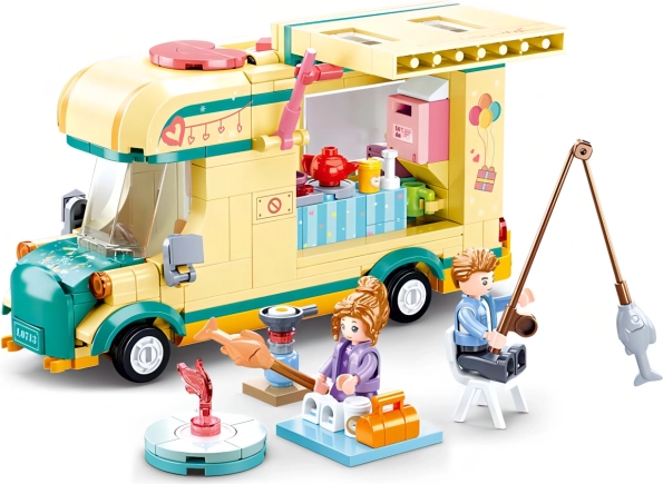 Sluban camper Happy Diary bouwset