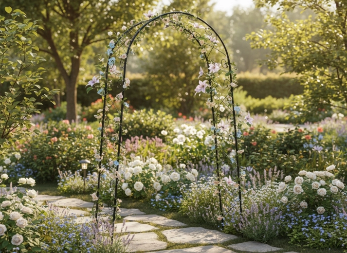 Eleganter Eingang in den Garten