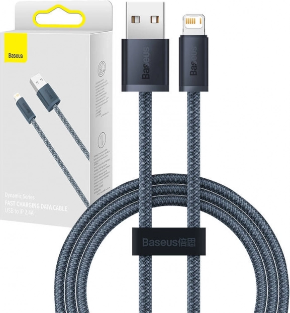 Kabel Baseus Dynamic Series USB zu Lightning 2,4A 2m grau