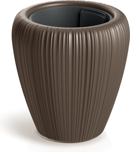 Pot de fleurs Orobo 39,5 cm noisette
