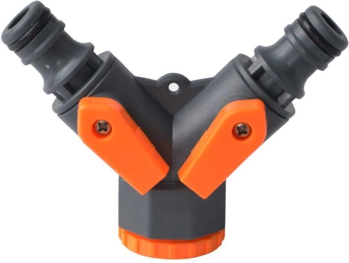 Compatible with 1/2" and 3/4" quick couplings