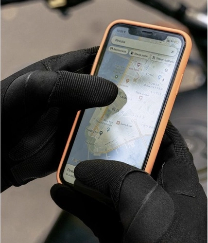 Touch-Bedienung ohne Ausziehen der Handschuhe