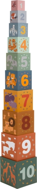 Small Foot Safari Stacking Tower
