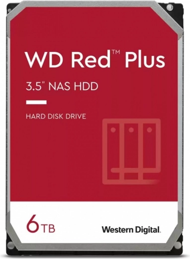 WD Red Plus 6TB Hard Drive 3.5"