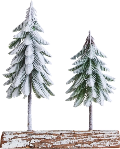 Authentischer Wintereffekt mit Schneehauch