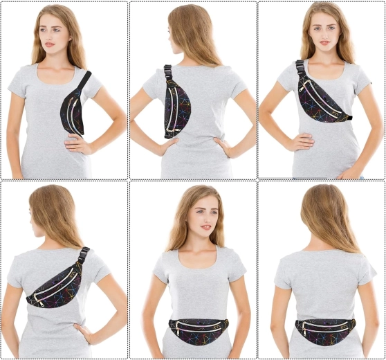 Adjustable strap for different wearing styles