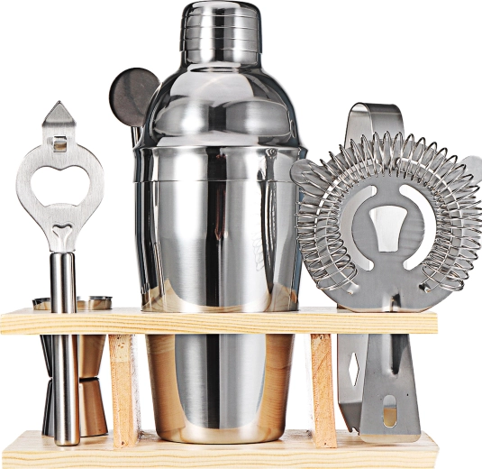 Clear organization thanks to the wooden stand