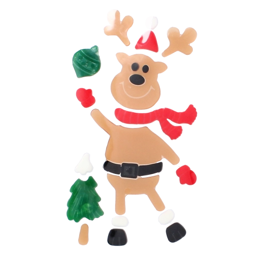 Zauberhaftes Rentier und festliche Motive