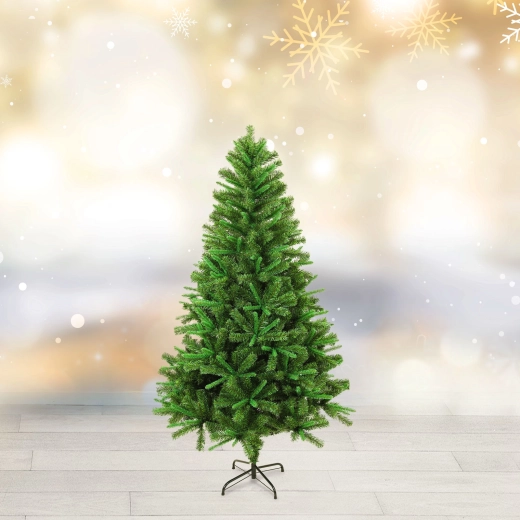 Kunstkerstboom 150 cm, tweekleurig