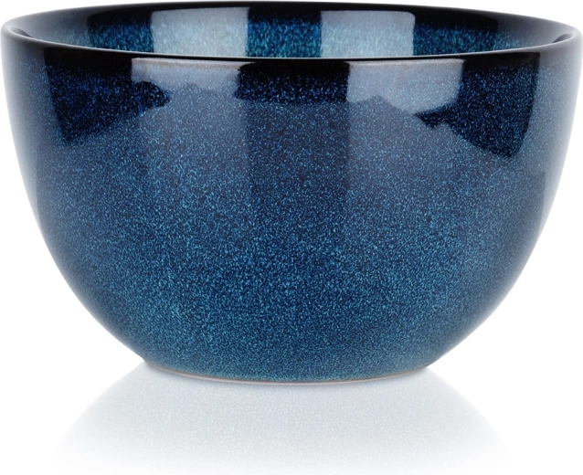 Keramikschale 14 cm, 700 ml – blaue Glasur