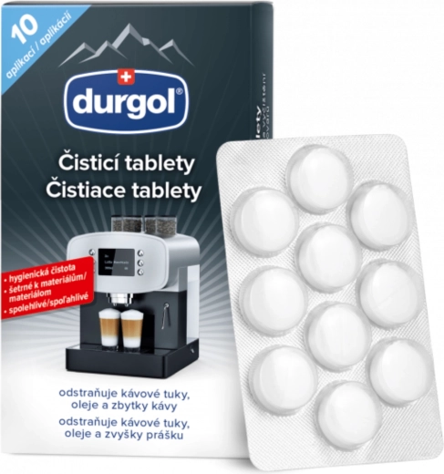 Durgol cleaning tablets for all coffee machines, 10 pcs