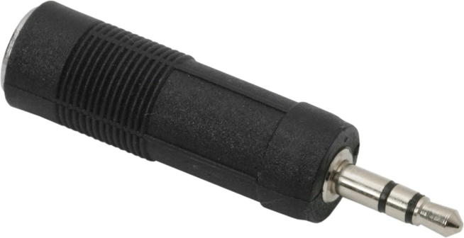 Stereo-adapter van Jack 6,3 mm naar Jack 3,5 mm