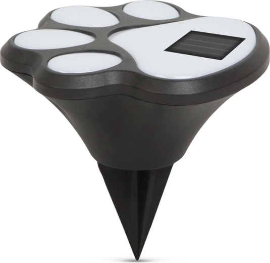 Solar led-tuinlamp in de vorm van een hondenpoot - 1 stuk