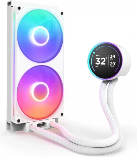 NZXT Kraken Elite 280 RGB v2 LCD White Liquid Cooler