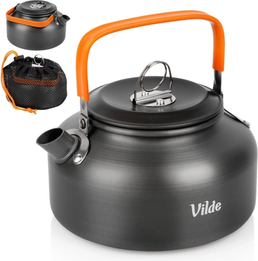 Vilde Camping- und Trekking-Teekessel aus Aluminium 700 ml