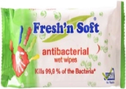Fresh 'n soft antibakterielle Feuchttücher für die Hände 15 Stk.