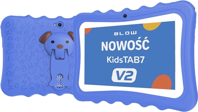 KidsTAB7 v2 – tablette pour enfants 4/32 Go avec étui bleu et caméra 2 Mpx