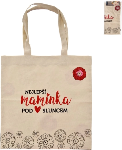 Sac de courses en coton « MEILLEURE MAMAN »