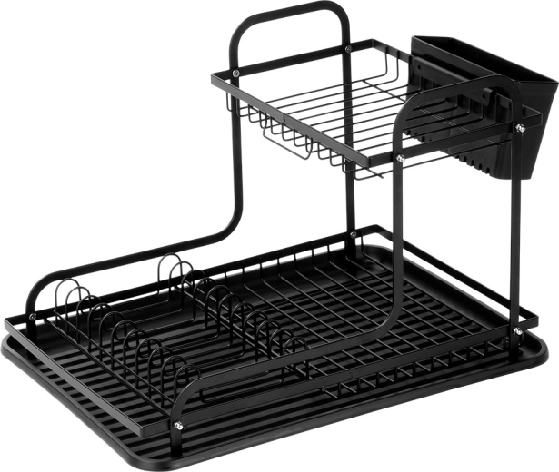 Removable cutlery holder with two compartments